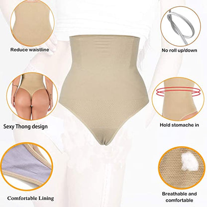 Donne Waist Cincher Girdle Tummy Slimmer Sexy Thong Panty Shapewear