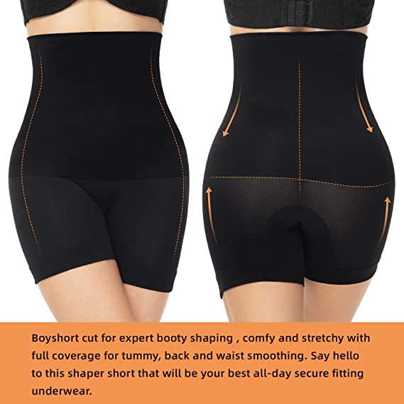 Pantaloncini Shapewear per le donne Tummy Control Boyshorts a vita alta Body Shaper Shorts Mutandine Thigh Slimmer